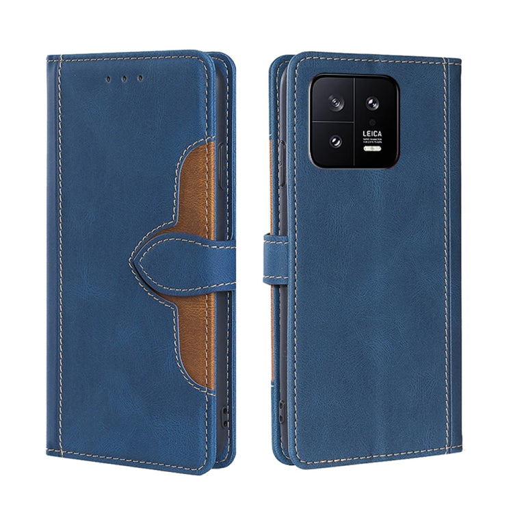 For Xiaomi 13 Skin Feel Magnetic Buckle Leather Phone Case