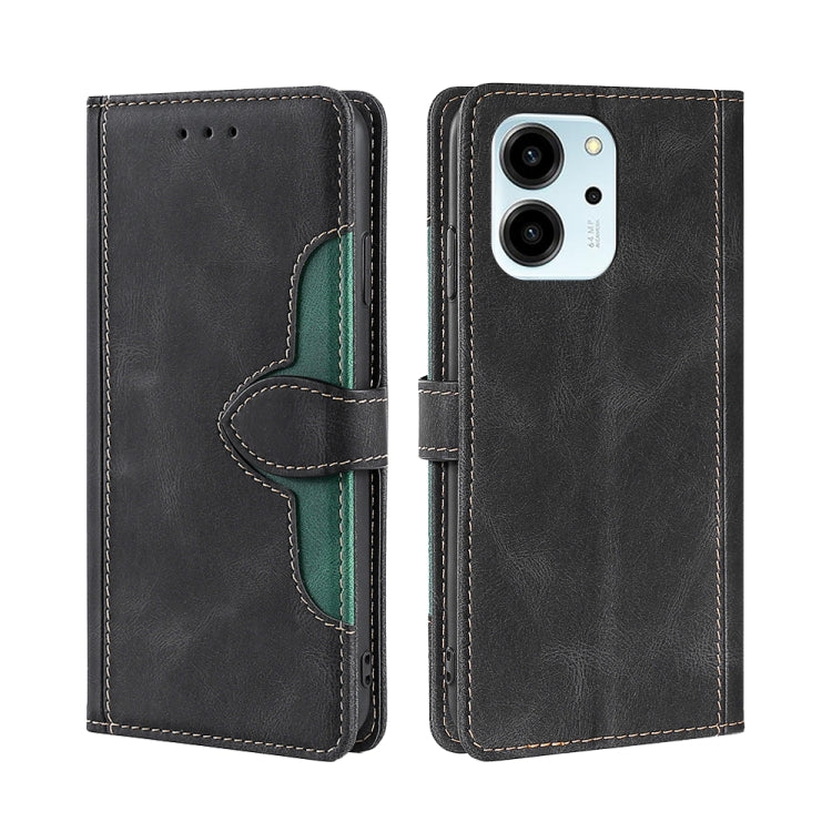 For Honor 80 SE Skin Feel Magnetic Buckle Leather Phone Case