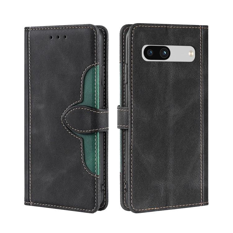 For Google Pixel 7a Skin Feel Magnetic Buckle Leather Phone Case