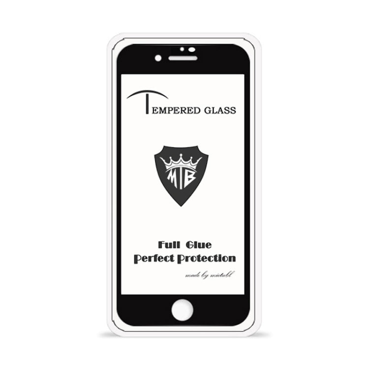 For iPhone SE 2 MIETUBL 9H Full Glue Full Screen Tempered Glass Film
