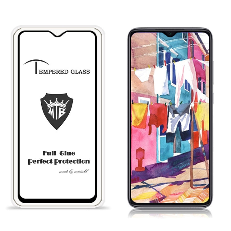 For Xiaomi Redmi Note 8T MIETUBL 9H Full Glue Full Screen Tempered Glass Film