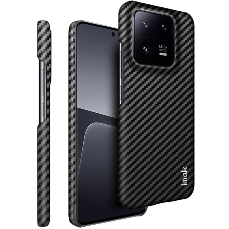 For Xiaomi 13 Pro 5G 8.38mm Ceramic Version IMAK Ruiyi Series Carbon Fiber PU + PC Phone Case(Black)