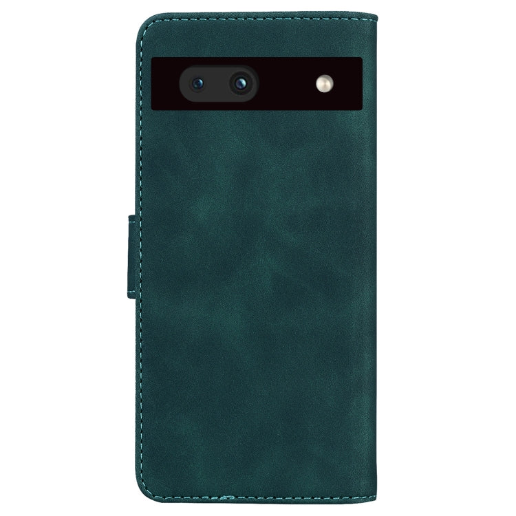 For Google Pixel 7a Skin Feel Pure Color Flip Leather Phone Case