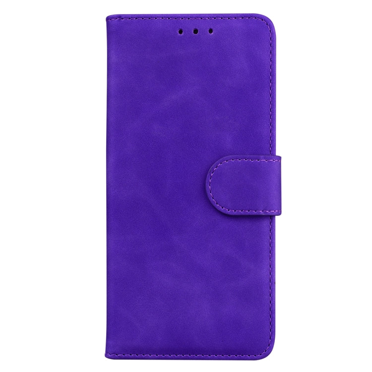 For Infinix Hot 20 Play Skin Feel Pure Color Flip Leather Phone Case