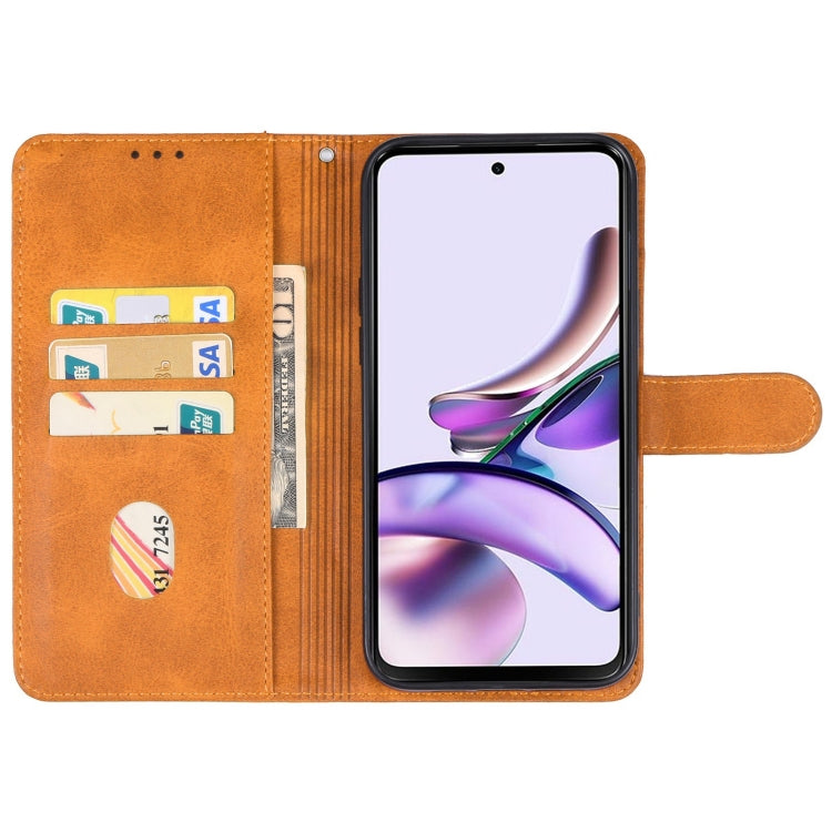 For Motorola Moto G13 / G23 Leather Phone Case