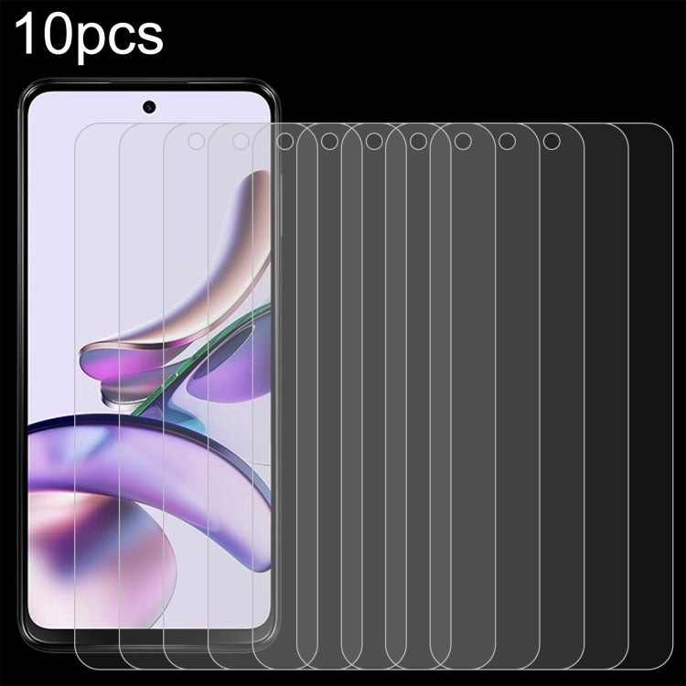 For Motorola Moto G13 10 PCS 0.26mm 9H 2.5D Tempered Glass Film