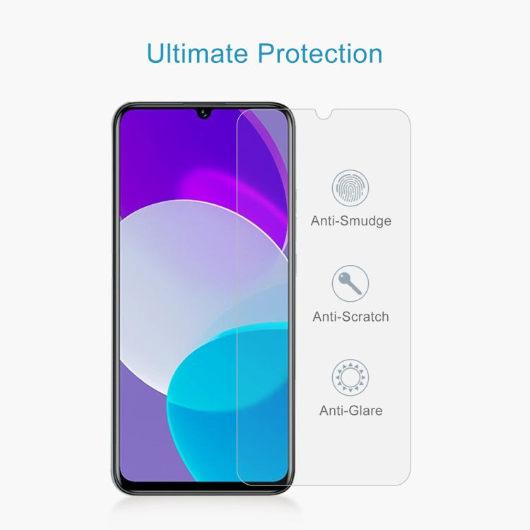 For BLU G72 Max 50 PCS 0.26mm 9H 2.5D Tempered Glass Film