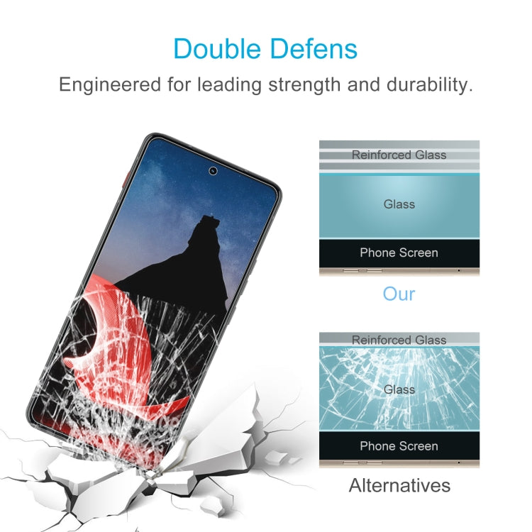 For Motorola Moto ThinkPhone 5G 50 PCS 0.26mm 9H 2.5D Tempered Glass Film