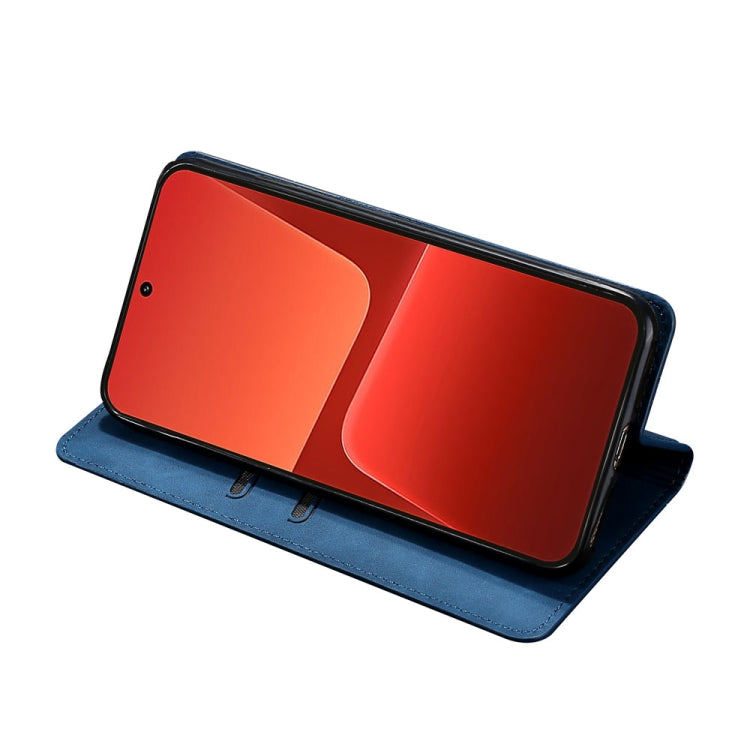 For Xiaomi 13 Skin Feel Magnetic Horizontal Flip Leather Phone Case