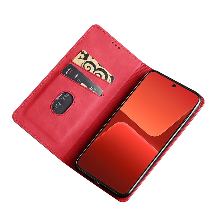 For Xiaomi 13 Pro Skin Feel Magnetic Horizontal Flip Leather Phone Case