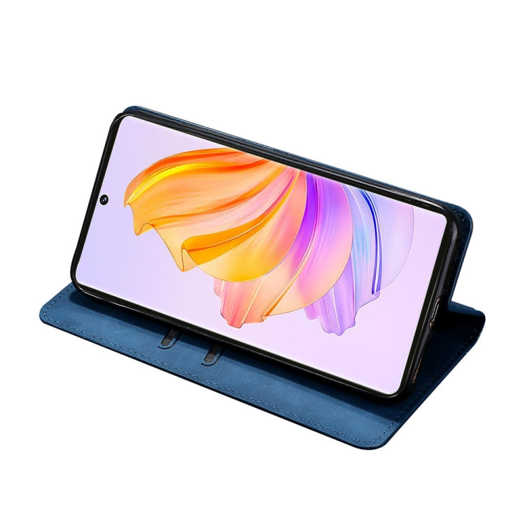 For Honor 80 SE Skin Feel Magnetic Horizontal Flip Leather Phone Case