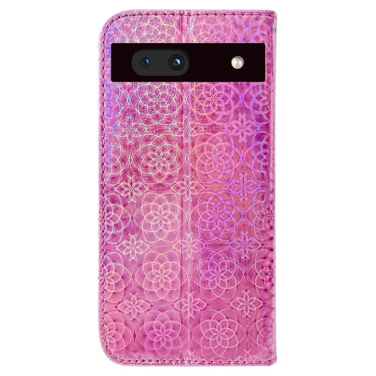 For Google Pixel 7a Colorful Magnetic Buckle Leather Phone Case