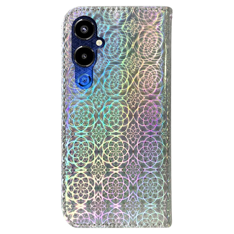 For Tecno Pova 4 Pro Colorful Magnetic Buckle Leather Phone Case