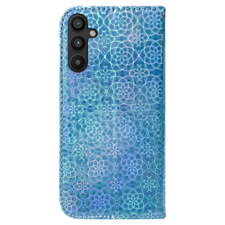 For Samsung Galaxy A34 5G Colorful Magnetic Buckle Leather Phone Case