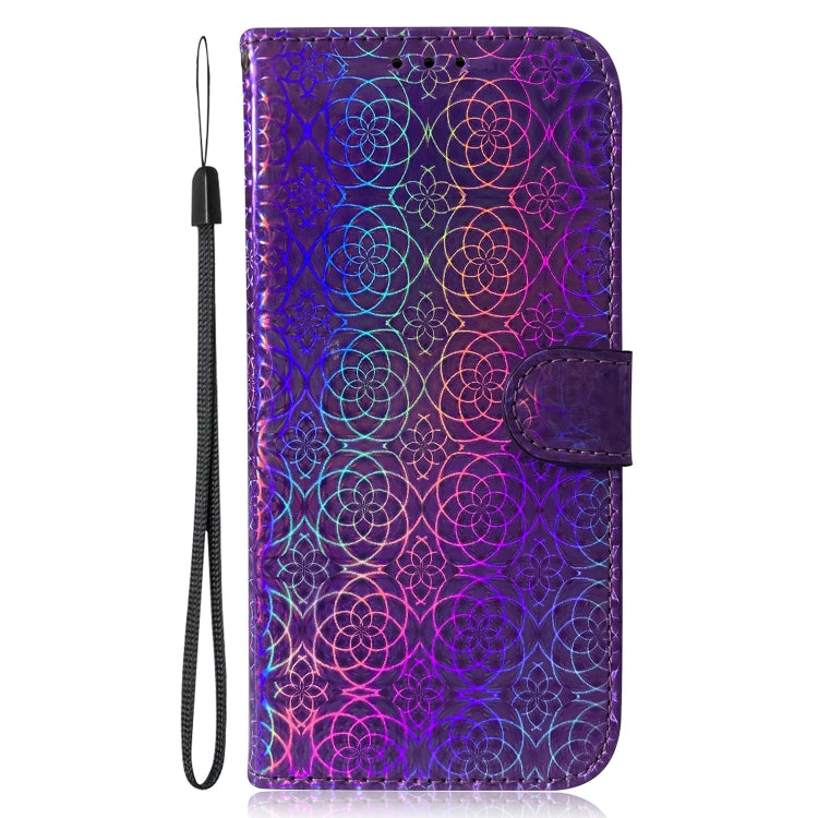 For Samsung Galaxy A34 5G Colorful Magnetic Buckle Leather Phone Case