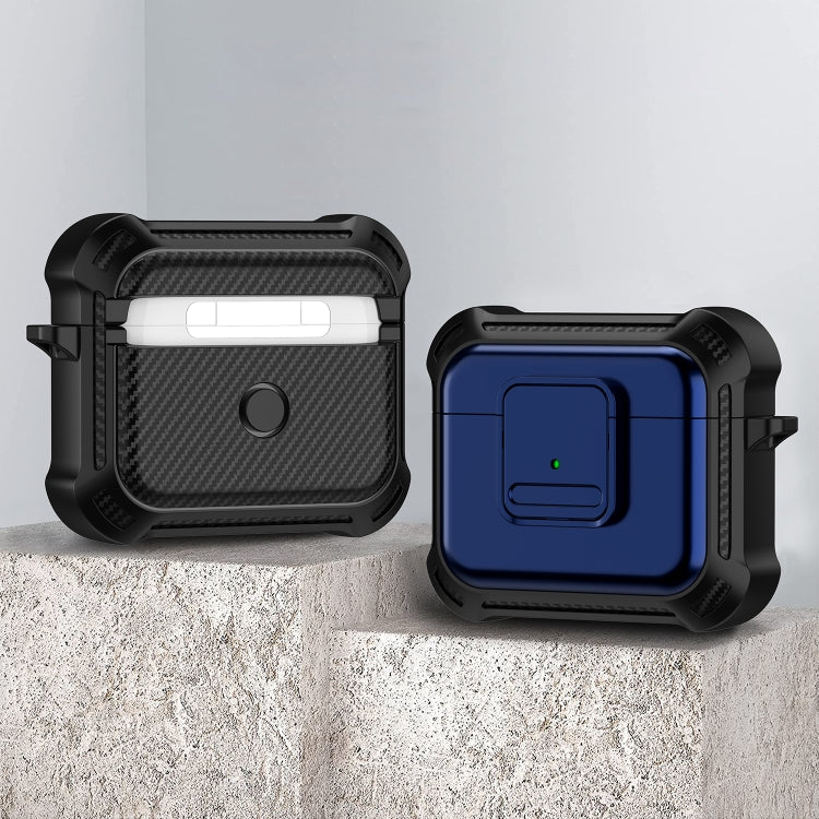 For AirPods 3 TPU + PC Shockproof Earphone Protective Case with Switch