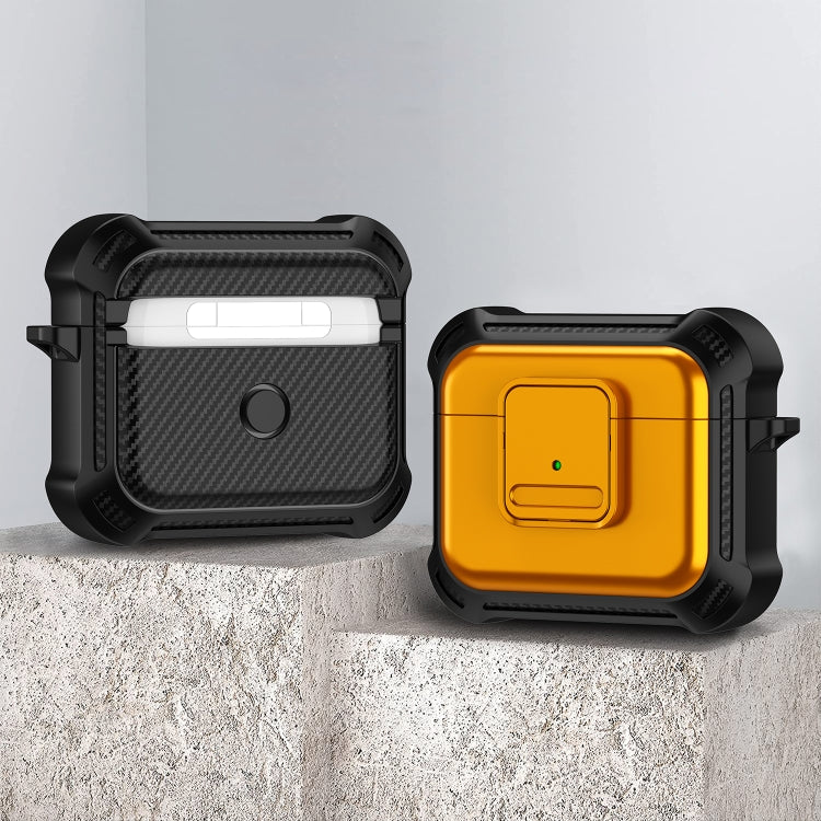 For AirPods 3 TPU + PC Shockproof Earphone Protective Case with Switch