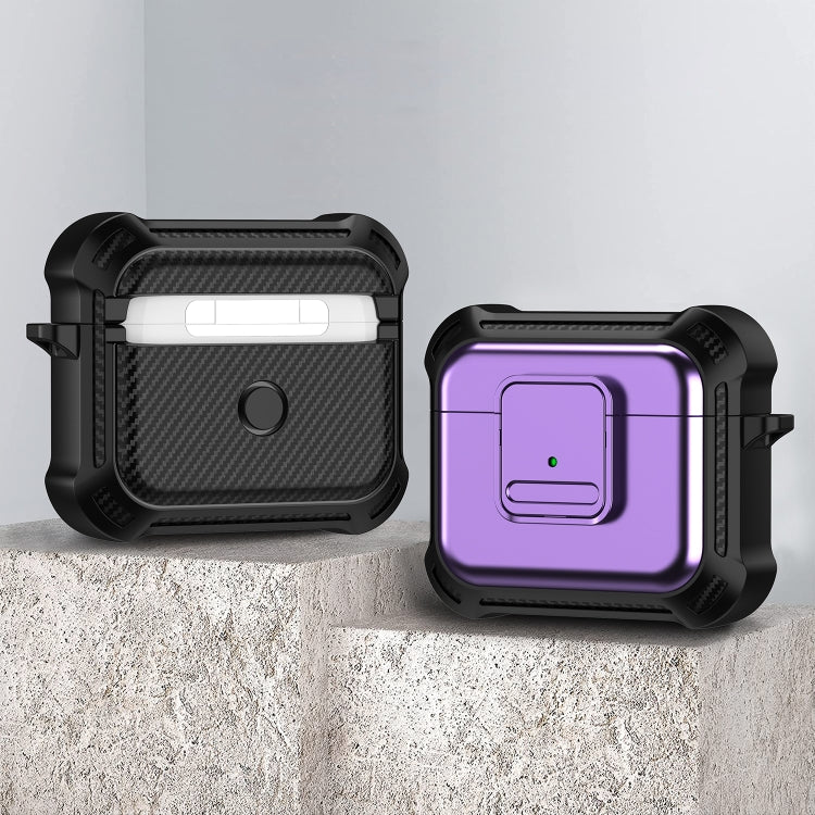 For AirPods 3 TPU + PC Shockproof Earphone Protective Case with Switch