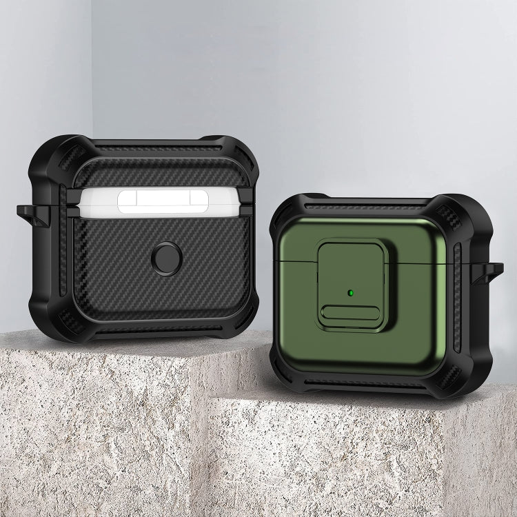 For AirPods 3 TPU + PC Shockproof Earphone Protective Case with Switch