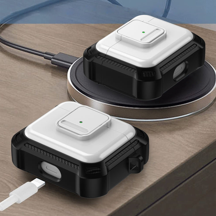 For AirPods 3 TPU + PC Shockproof Earphone Protective Case with Switch