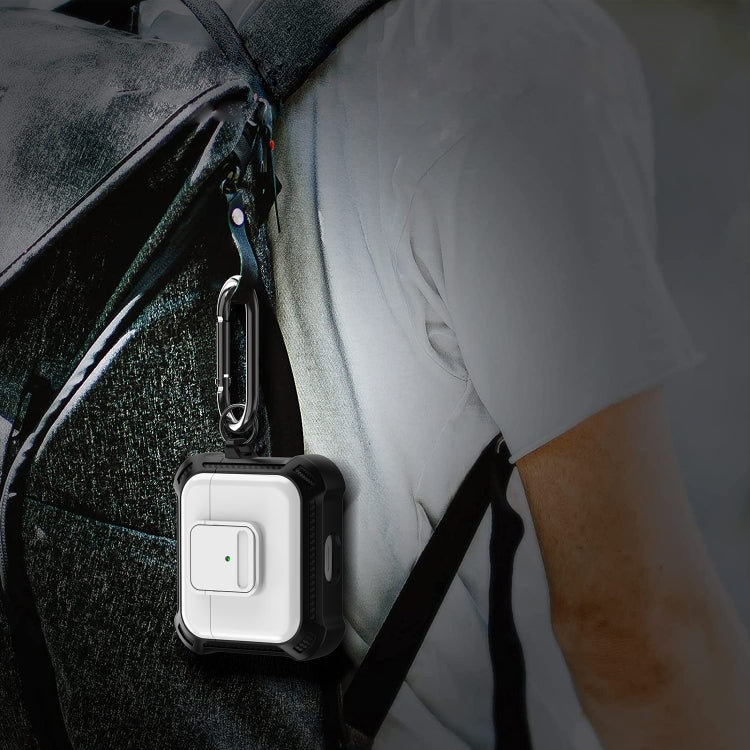 For AirPods 3 TPU + PC Shockproof Earphone Protective Case with Switch