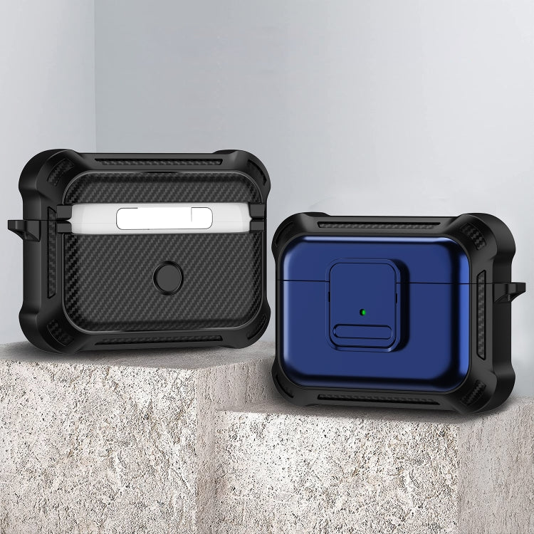 For AirPods Pro 2 TPU + PC Shockproof Earphone Protective Case with Switch
