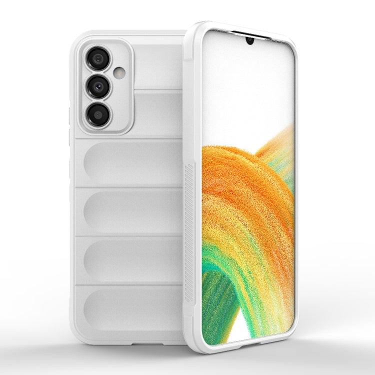 For Samsung Galaxy A34 5G Magic Shield TPU + Flannel Phone Case