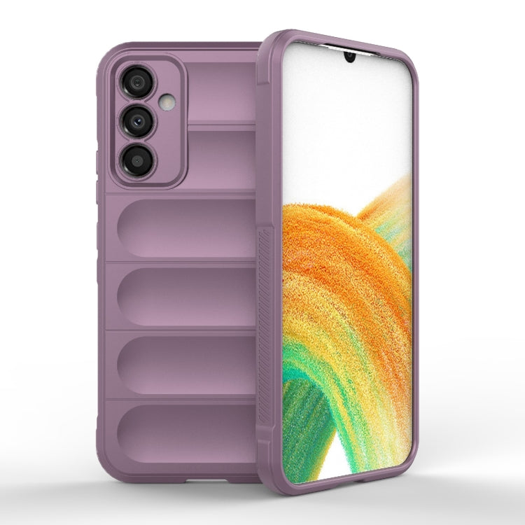 For Samsung Galaxy A34 5G Magic Shield TPU + Flannel Phone Case