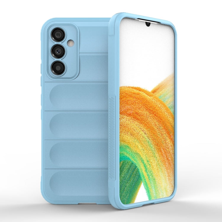 For Samsung Galaxy A34 5G Magic Shield TPU + Flannel Phone Case