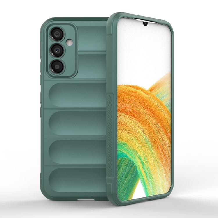 For Samsung Galaxy A34 5G Magic Shield TPU + Flannel Phone Case