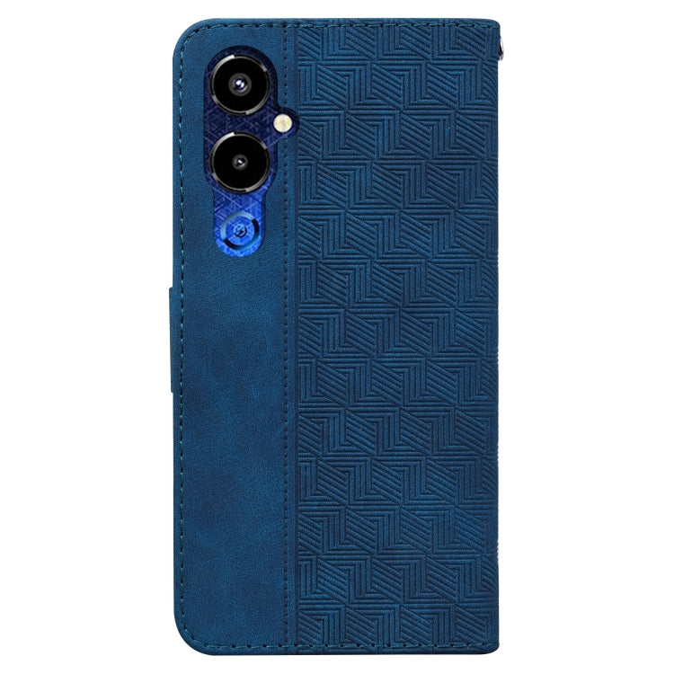 For Tecno Pova 4 Pro Geometric Embossed Flip Leather Phone Case