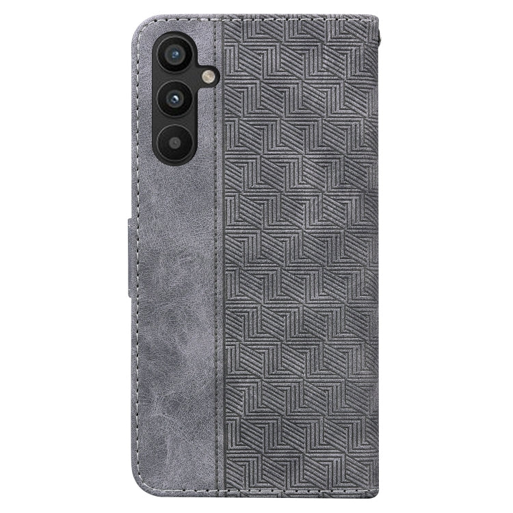 For Samsung Galaxy A54 5G Geometric Embossed Flip Leather Phone Case