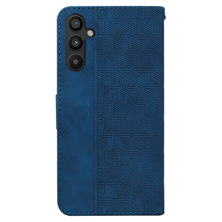 For Samsung Galaxy A54 5G Geometric Embossed Flip Leather Phone Case