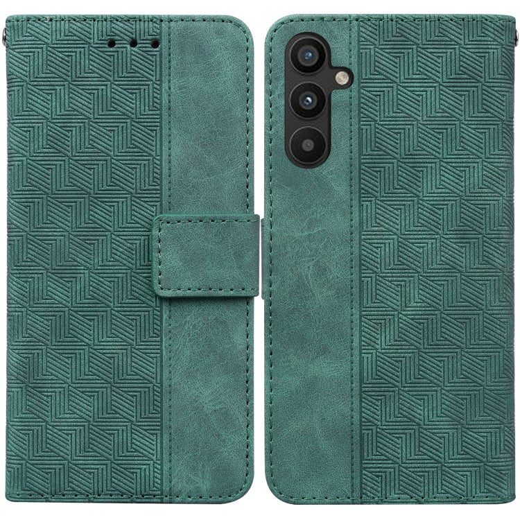 For Samsung Galaxy A54 5G Geometric Embossed Flip Leather Phone Case