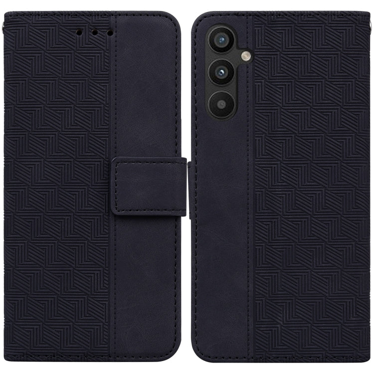 For Samsung Galaxy A54 5G Geometric Embossed Flip Leather Phone Case