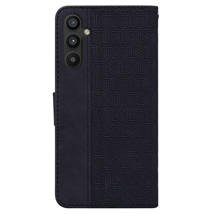 For Samsung Galaxy A54 5G Geometric Embossed Flip Leather Phone Case