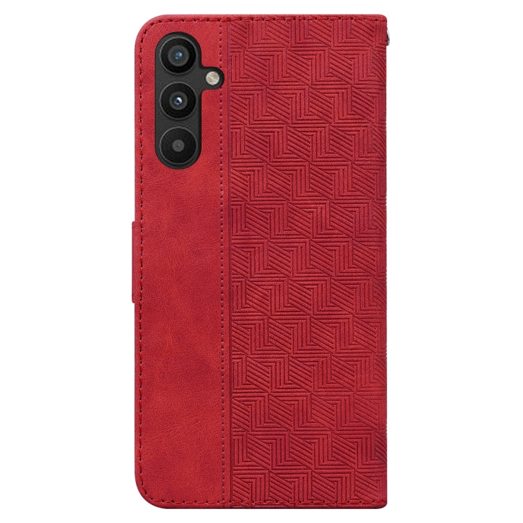 For Samsung Galaxy A54 5G Geometric Embossed Flip Leather Phone Case
