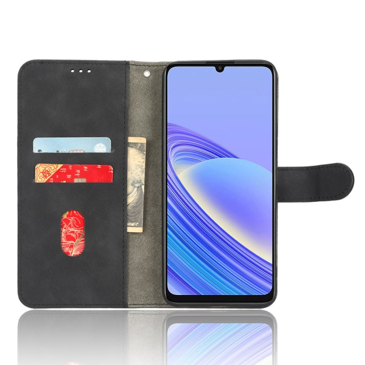 For TCL 40SE Skin Feel Magnetic Flip Leather Phone Case