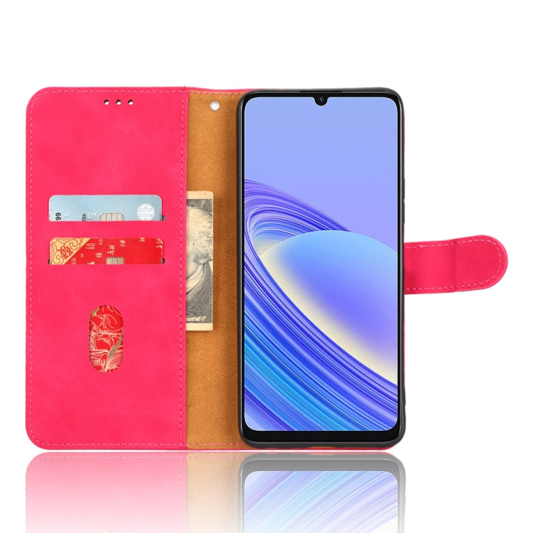 For TCL 40SE Skin Feel Magnetic Flip Leather Phone Case