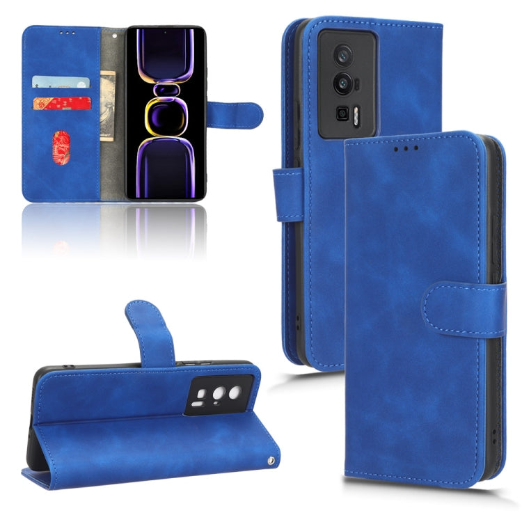 For Xiaomi Redmi K60 / K60 Pro Skin Feel Magnetic Flip Leather Phone Case