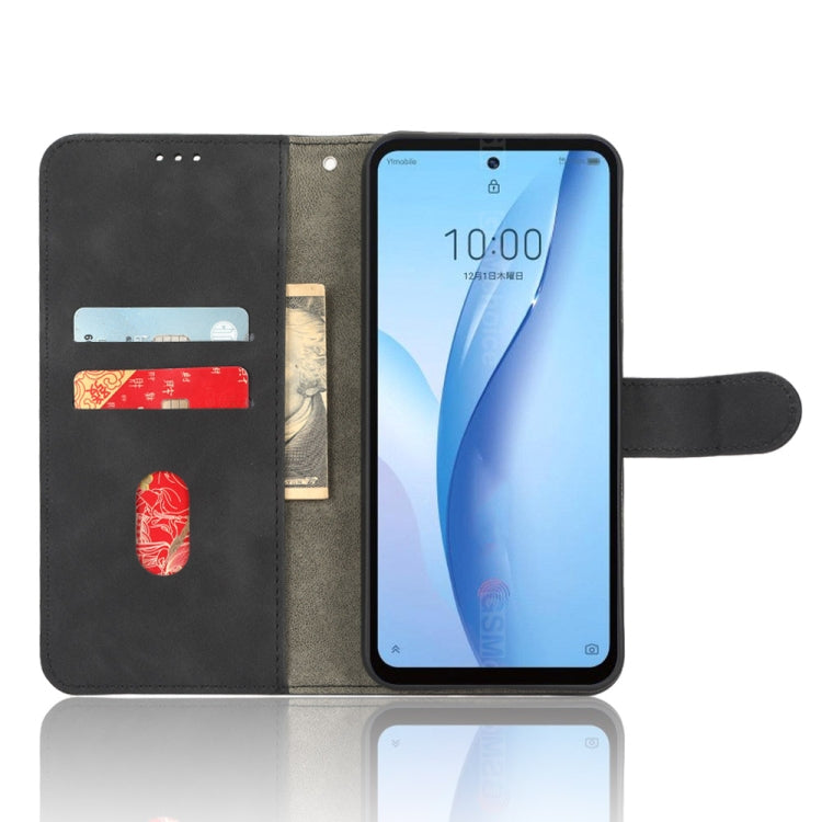 For ZTE Libero 5G III Skin Feel Magnetic Flip Leather Phone Case