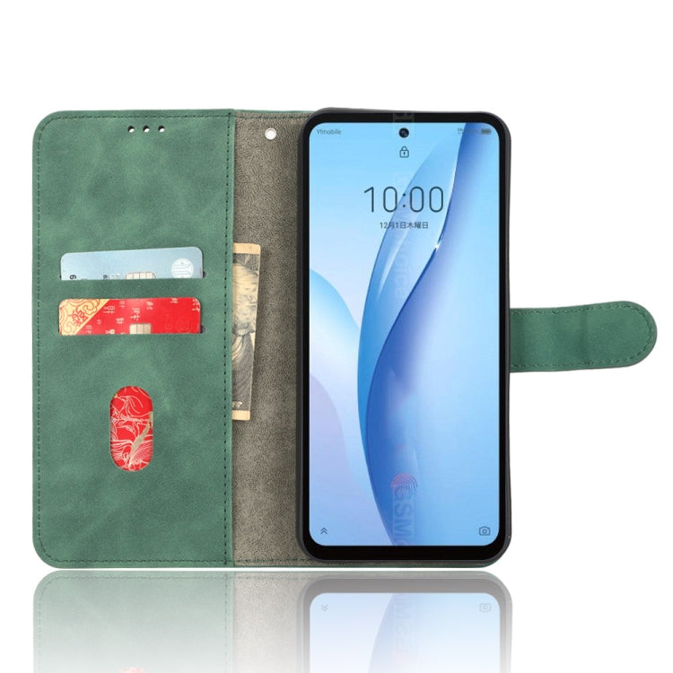 For ZTE Libero 5G III Skin Feel Magnetic Flip Leather Phone Case