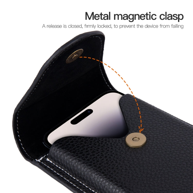 For 6.7 inch Mobile Phone PU Waist Bag