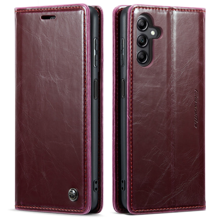For Samsung Galaxy A14 5G CaseMe 003 Crazy Horse Texture Leather Phone Case