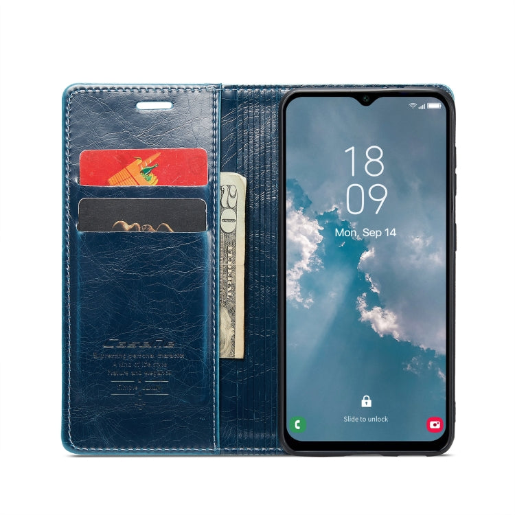 For Samsung Galaxy A14 5G CaseMe 003 Crazy Horse Texture Leather Phone Case