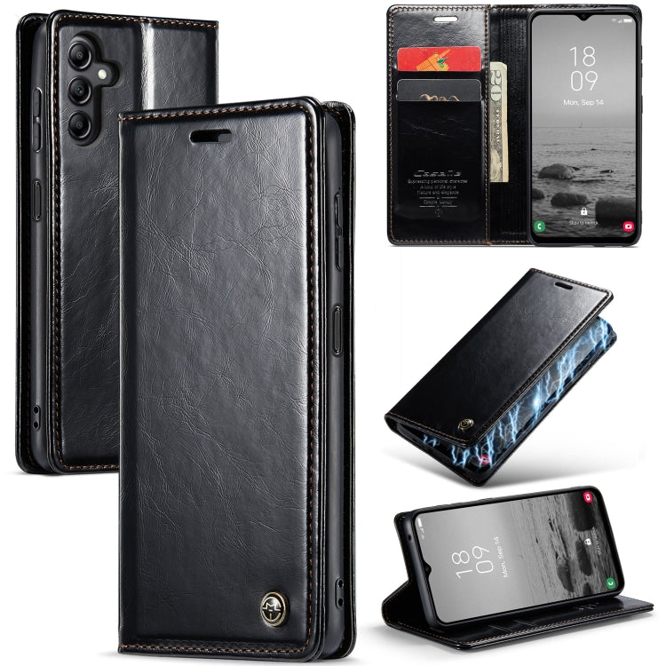 For Samsung Galaxy A14 5G CaseMe 003 Crazy Horse Texture Leather Phone Case