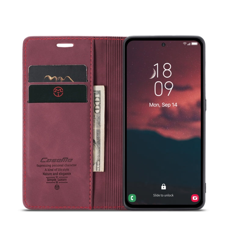 For Samsung Galaxy A54 CaseMe 013 Multifunctional Horizontal Flip Leather Phone Case