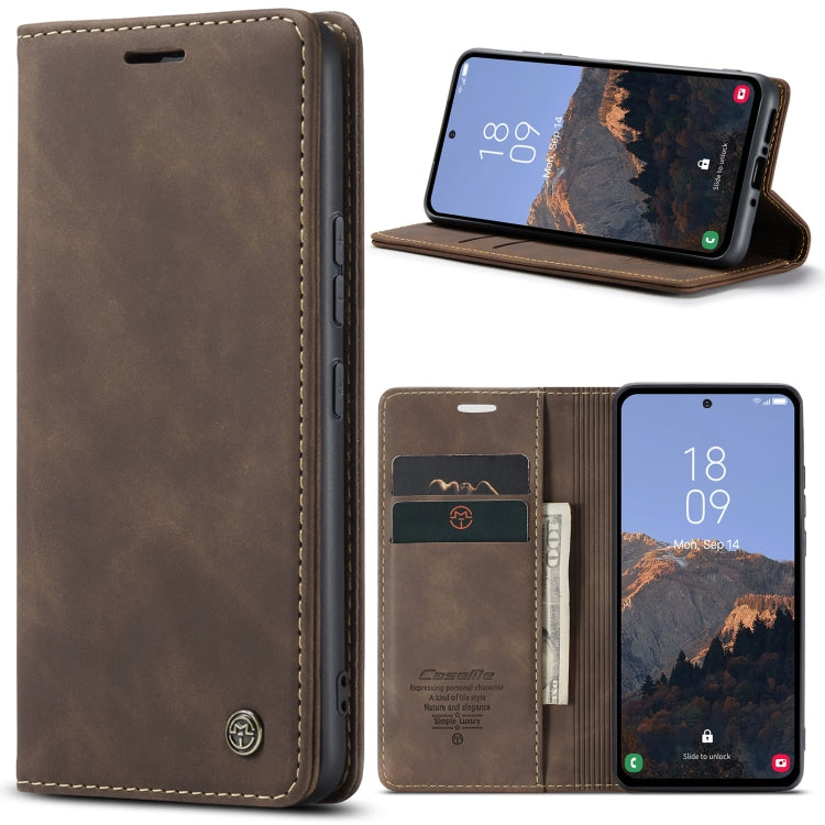 For Samsung Galaxy A54 CaseMe 013 Multifunctional Horizontal Flip Leather Phone Case