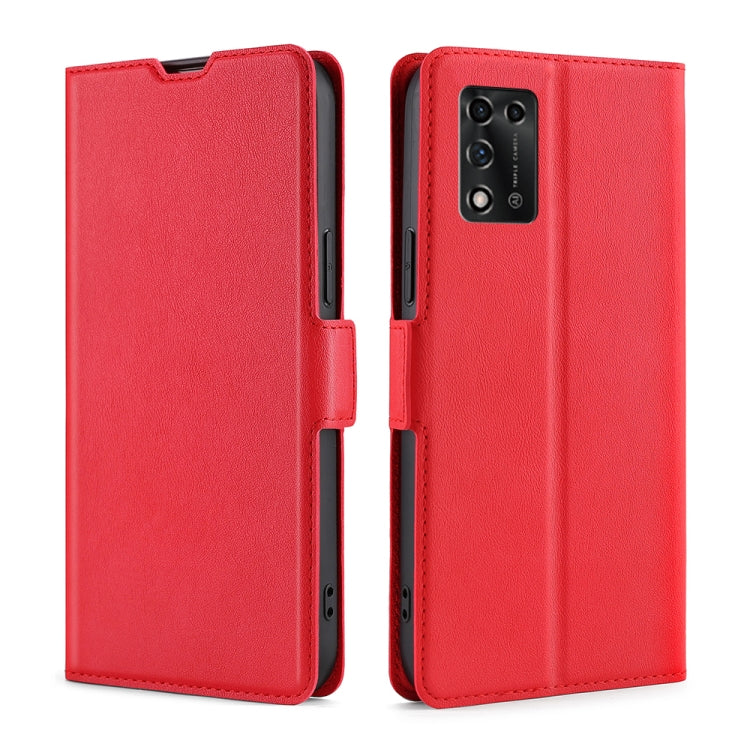 For ZTE Libero 5G III Ultra-thin Voltage Side Buckle Horizontal Flip Leather Phone Case