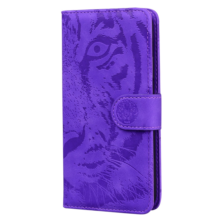For Samsung Galaxy A34 5G Tiger Embossing Pattern Flip Leather Phone Case